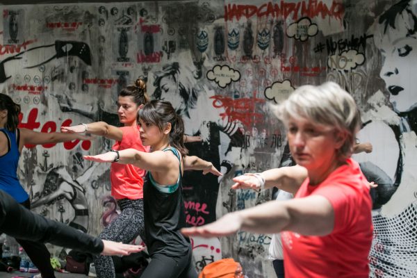 Foto LaPresse -Stefano De Grandis
03/02/2018  Milano
Hard Candy Fitness, palestra p.zza Repubblica
RCS sport
allenamenti run4me