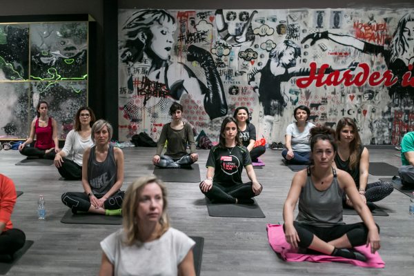 Foto LaPresse -Stefano De Grandis
03/02/2018  Milano
Hard Candy Fitness, palestra p.zza Repubblica
RCS sport
allenamenti run4me