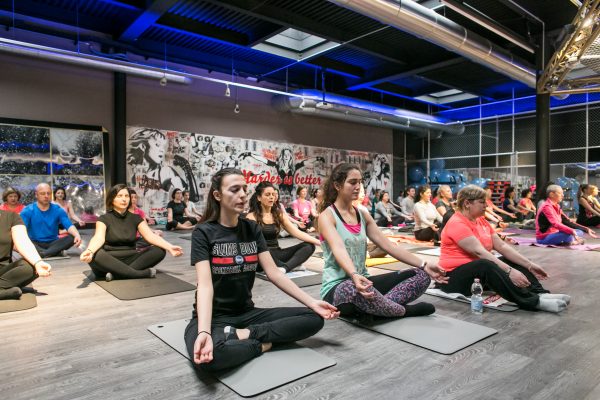 Foto LaPresse -Stefano De Grandis
03/02/2018  Milano
Hard Candy Fitness, palestra p.zza Repubblica
RCS sport
allenamenti run4me