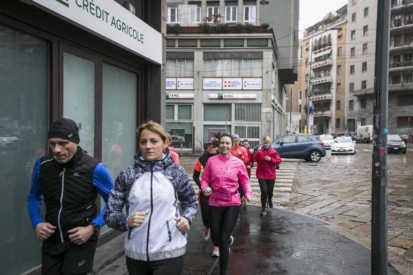 Foto LaPresse -Stefano De Grandis
10/03/2018  Milano

allenamento run4me per city marathon