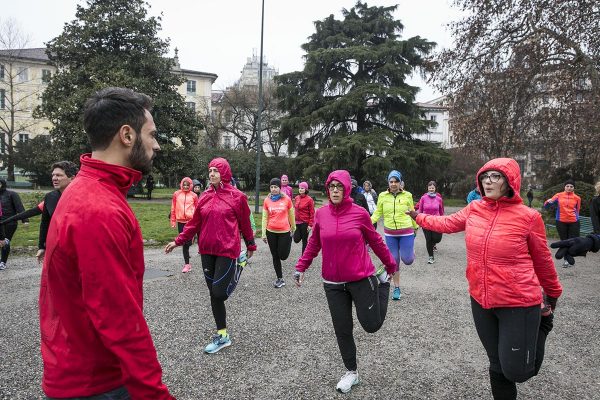 Foto LaPresse -Stefano De Grandis
10/03/2018  Milano

allenamento run4me per city marathon