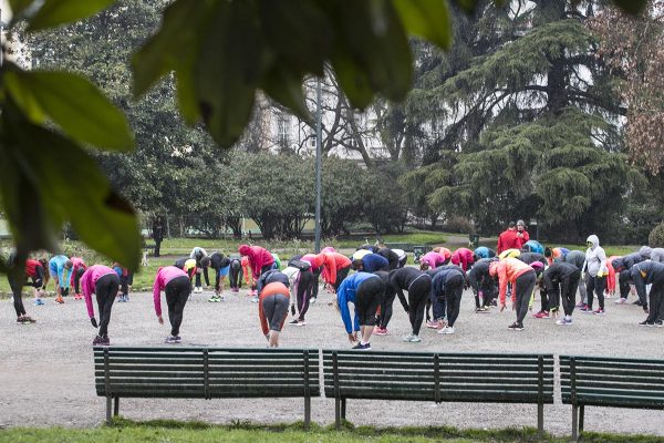 Foto LaPresse -Stefano De Grandis
10/03/2018  Milano

allenamento run4me per city marathon