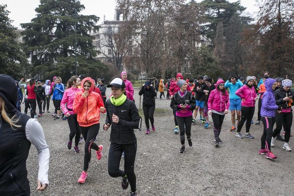 Foto LaPresse -Stefano De Grandis10/03/2018  Milanoallenamento run4me per city marathon