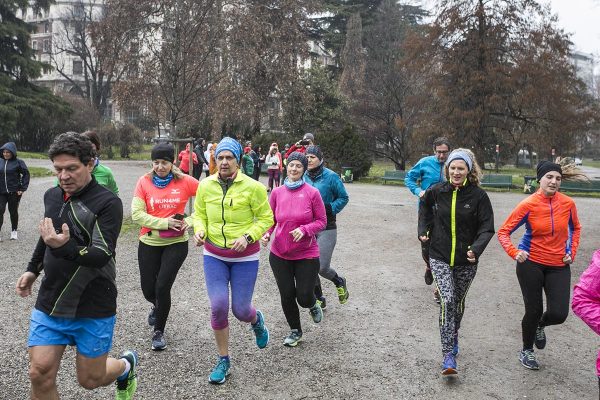 Foto LaPresse -Stefano De Grandis
10/03/2018  Milano

allenamento run4me per city marathon