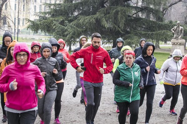 Foto LaPresse -Stefano De Grandis
10/03/2018  Milano

allenamento run4me per city marathon