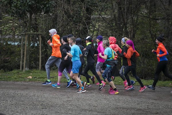 Foto LaPresse -Stefano De Grandis
10/03/2018  Milano

allenamento run4me per city marathon