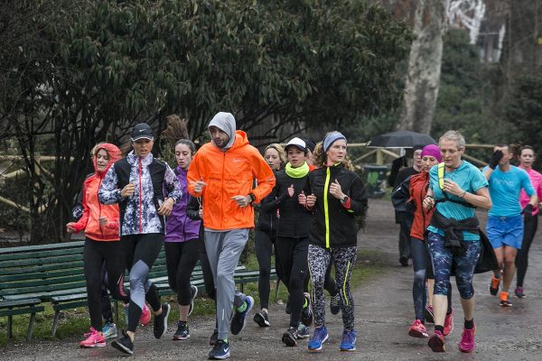 Foto LaPresse -Stefano De Grandis10/03/2018  Milanoallenamento run4me per city marathon