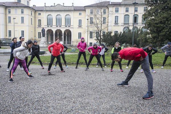 Foto LaPresse -Stefano De Grandis
10/03/2018  Milano

allenamento run4me per city marathon