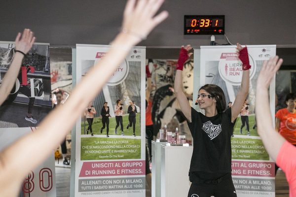 Foto LaPresse -Stefano De Grandis
12/05/2018  Bologna città ( italy )

Lierac  beauty run 2018 

allenamento piazza repubblica palestra