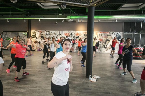 Foto LaPresse -Stefano De Grandis
12/05/2018  Bologna città ( italy )

Lierac  beauty run 2018 

allenamento piazza repubblica palestra