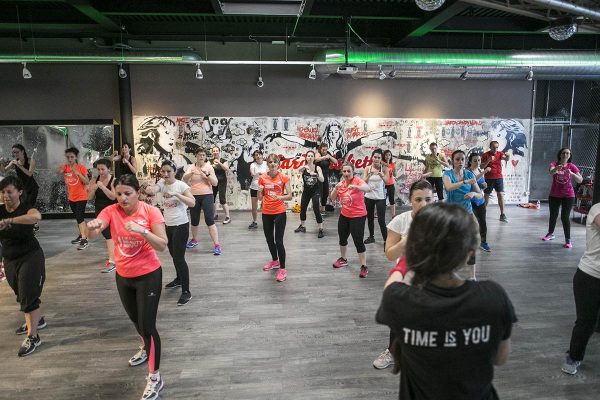 Foto LaPresse -Stefano De Grandis
12/05/2018  Bologna città ( italy )

Lierac  beauty run 2018 

allenamento piazza repubblica palestra