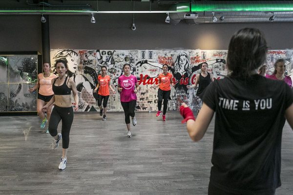 Foto LaPresse -Stefano De Grandis
12/05/2018  Bologna città ( italy )

Lierac  beauty run 2018 

allenamento piazza repubblica palestra