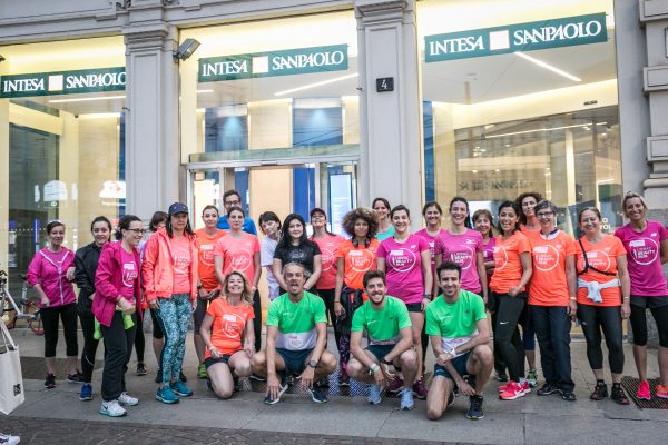 Foto LaPresse/Stefano De Grandis
26/04/18 Milano


Allenamento Lierac per Beauty Run
Presso Banca Intesa piazza cordusio