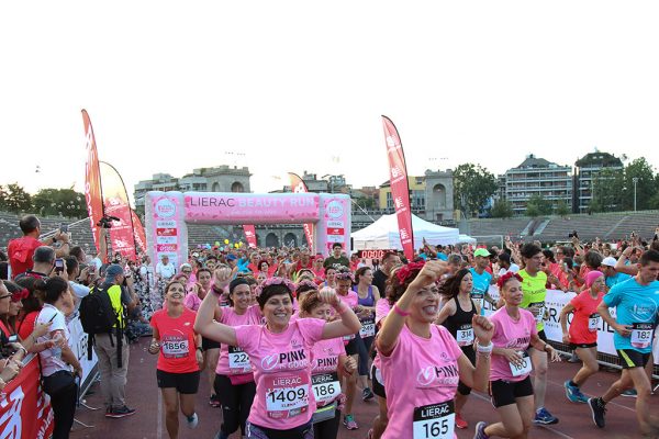 Foto LaPresse - Ermes Beltrami 
09/06/2018 Milano 
Lierac Beauty Run 2018.
Arena Di Milano