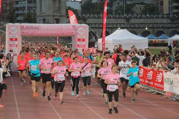 Foto LaPresse - Ermes Beltrami 
09/06/2018 Milano 
Lierac Beauty Run 2018.
Arena Di Milano