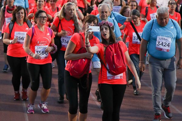 Foto LaPresse - Ermes Beltrami 
09/06/2018 Milano 
Lierac Beauty Run 2018.
Arena Di Milano