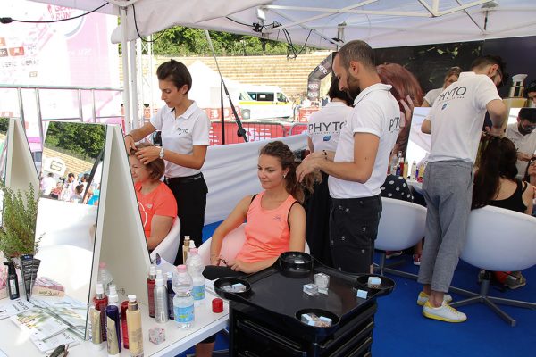 Foto LaPresse - Ermes Beltrami 
09/06/2018 Milano 
Lierac Beauty Run 2018.
Arena Di Milano